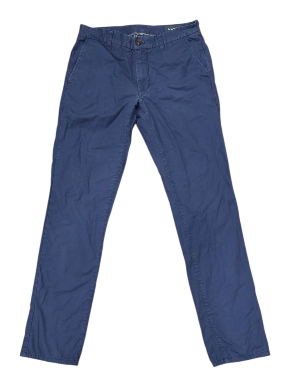 Bonobos Men's Navy Blue Casual Tailored Chino Pants 31x34